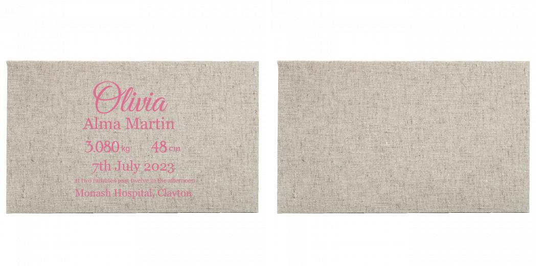 Fabric Print Box With 2 Areas - Can hold 6x4″ & 7x5″ photos. The Photographer's Toolbox PD Custom Product 74.00 The Photographer's Toolbox