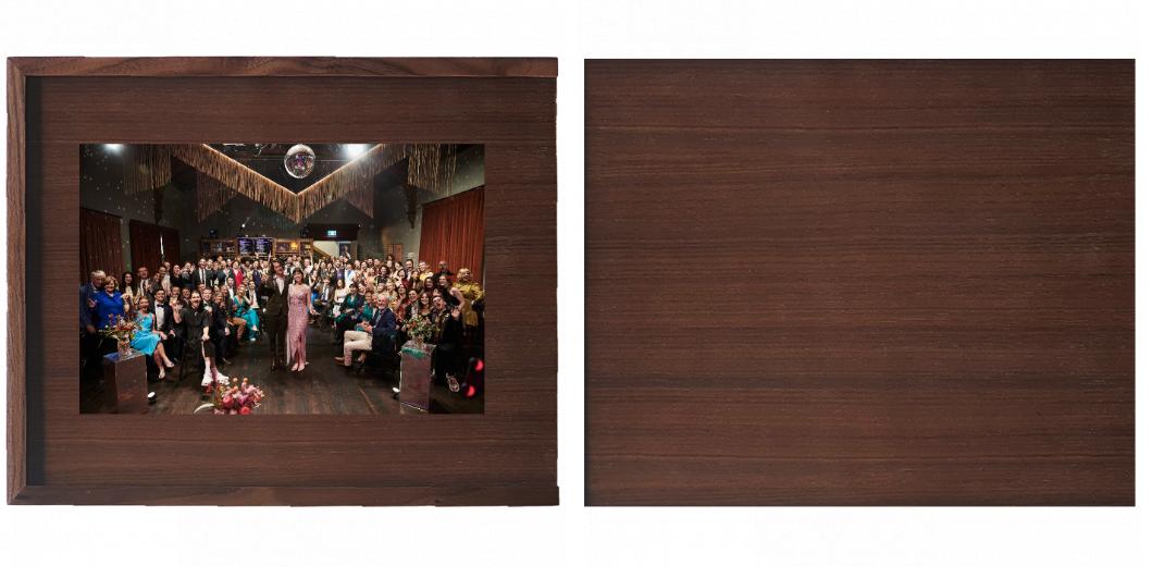 Wooden Box - Large Rectangle 'Walnut' (Can hold 6x4″, 7x5″, 6x8″, 10x8″ photos) The Photographer's Toolbox PD Custom Product 96.00 The Photographer's Toolbox