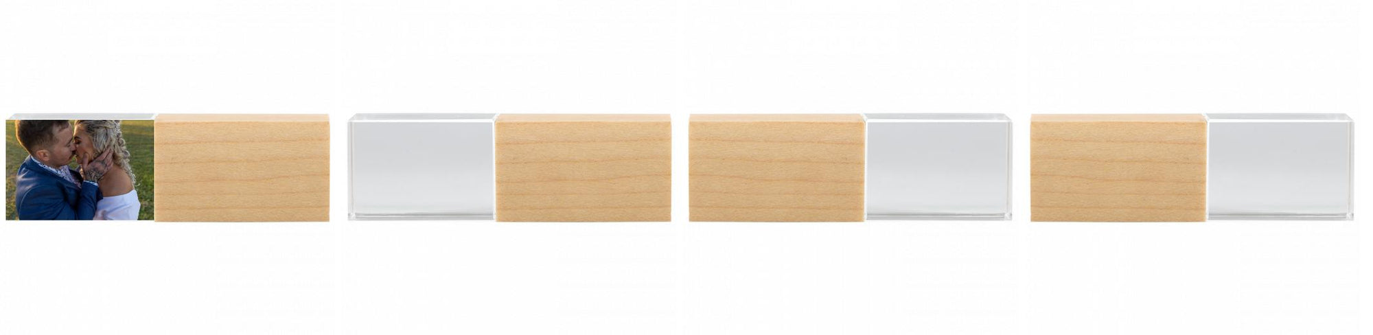 Crystal USB with Maple or Walnut Wood Lid The Photographer's Toolbox PD Custom Product 57.00 The Photographer's Toolbox