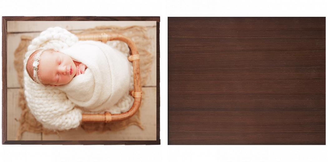 Wooden Box - Large Rectangle 'Walnut' (Can hold 6x4″, 7x5″, 6x8″, 10x8″ photos) The Photographer's Toolbox PD Custom Product 96.00 The Photographer's Toolbox