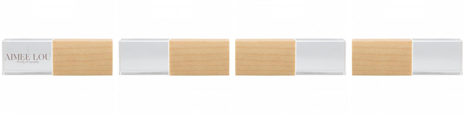 Crystal USB with Maple or Walnut Wood Lid The Photographer's Toolbox PD Custom Product 31.00 The Photographer's Toolbox