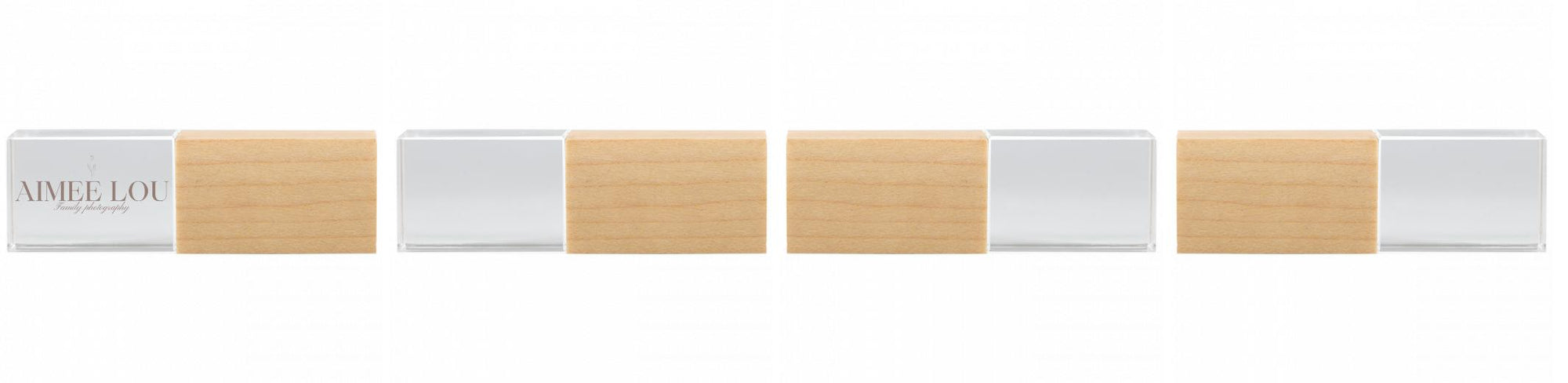 Crystal USB with Maple or Walnut Wood Lid The Photographer's Toolbox PD Custom Product 31.00 The Photographer's Toolbox
