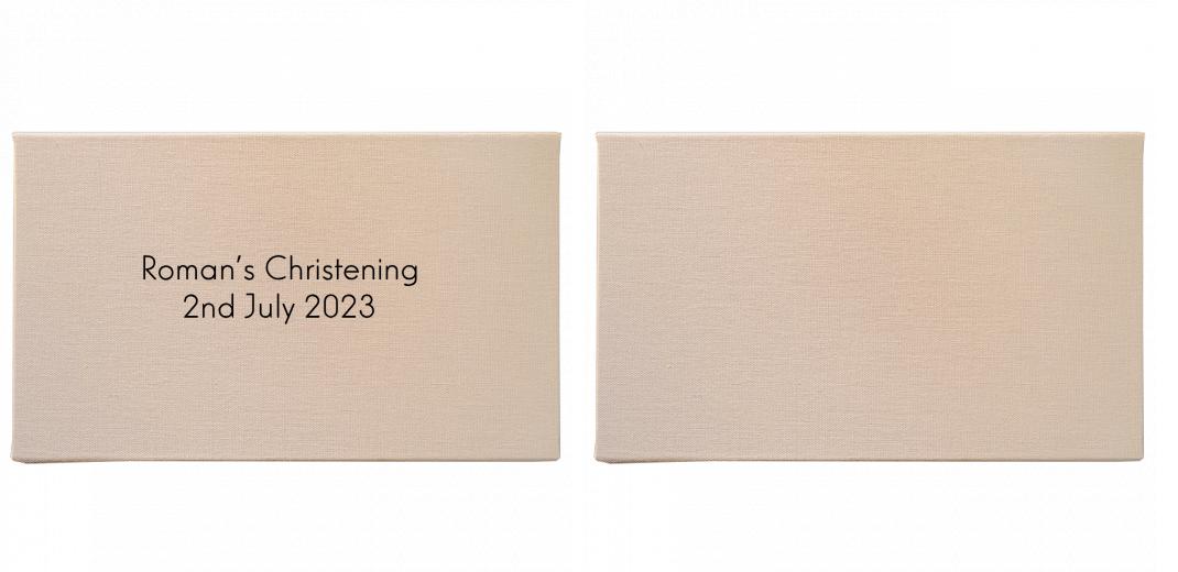 Fabric Print Box With 2 Areas - Can hold 6x4″ & 7x5″ photos. The Photographer's Toolbox PD Custom Product 74.00 The Photographer's Toolbox