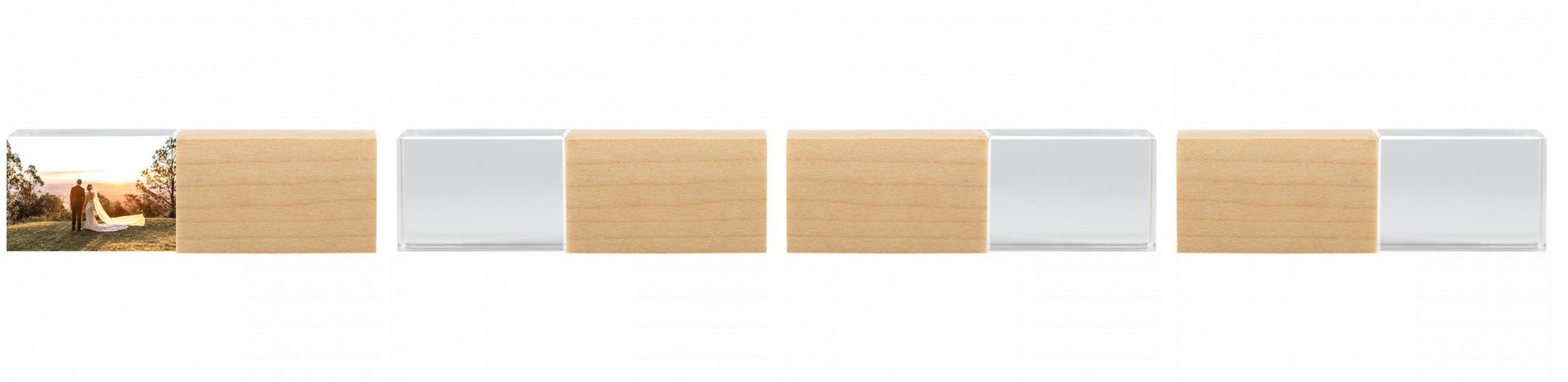 Crystal USB with Maple or Walnut Wood Lid The Photographer's Toolbox PD Custom Product 41.00 The Photographer's Toolbox