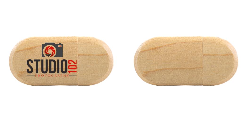 Oval USB Without Box The Photographer's Toolbox PD Custom Product 42.00 The Photographer's Toolbox
