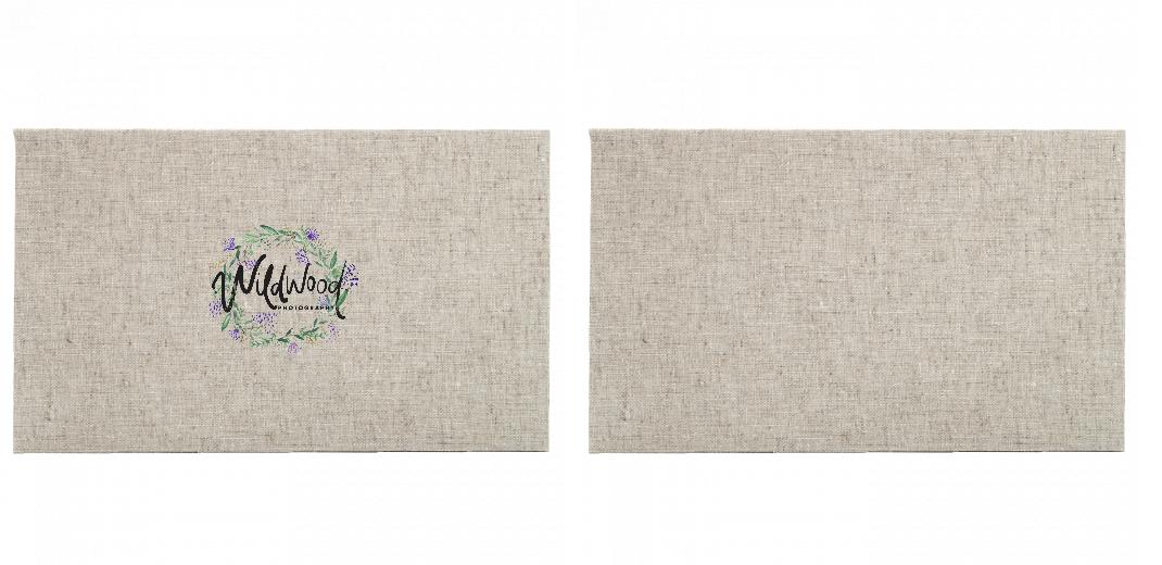 Fabric Print Box With 2 Areas - Can hold 6x4″ & 7x5″ photos. The Photographer's Toolbox PD Custom Product 74.00 The Photographer's Toolbox