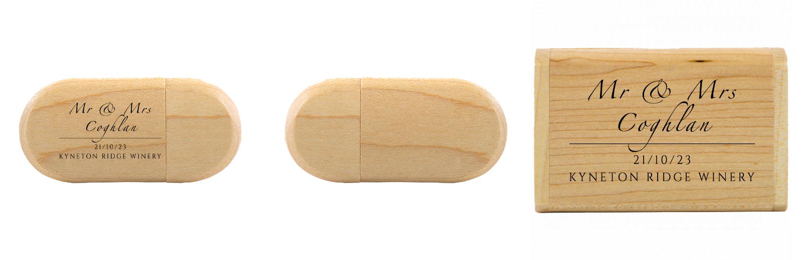 Oval USB with flip top box The Photographer's Toolbox PD Custom Product 48.00 The Photographer's Toolbox