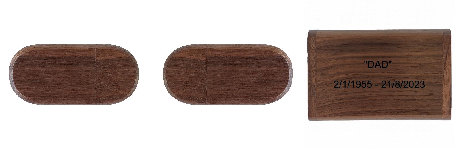 Oval USB with flip top box The Photographer's Toolbox PD Custom Product 40.00 The Photographer's Toolbox