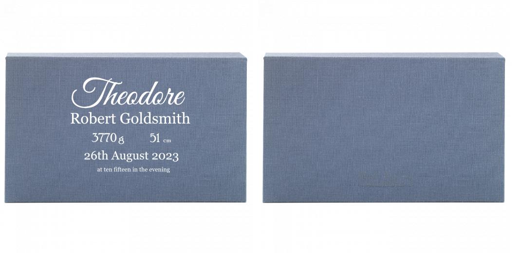 Fabric Print Box With 2 Areas - Can hold 6x4″ & 7x5″ photos. The Photographer's Toolbox PD Custom Product 86.00 The Photographer's Toolbox