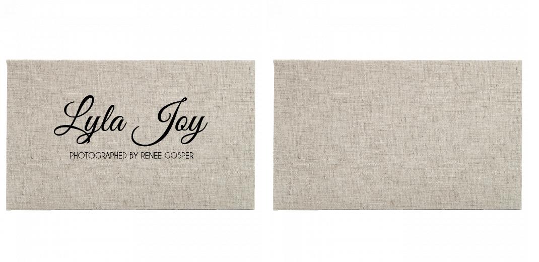 Fabric Print Box With 2 Areas - Can hold 6x4″ & 7x5″ photos. The Photographer's Toolbox PD Custom Product 74.00 The Photographer's Toolbox