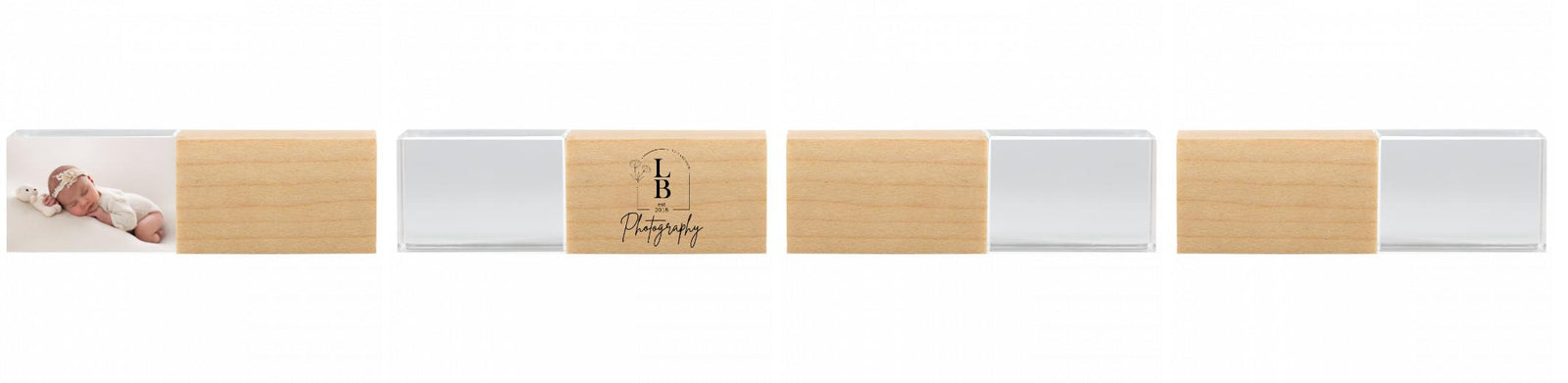 Crystal USB with Maple or Walnut Wood Lid The Photographer's Toolbox PD Custom Product 39.00 The Photographer's Toolbox