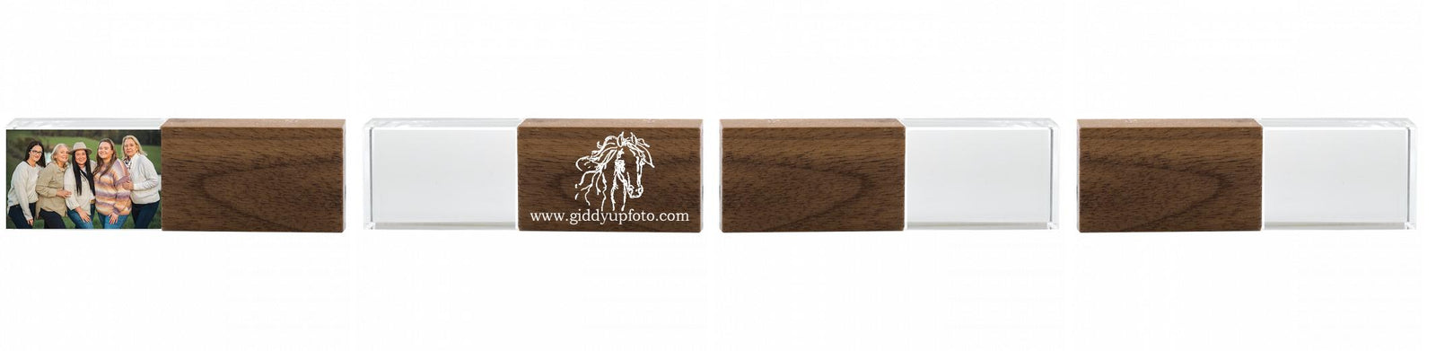 Crystal USB with Maple or Walnut Wood Lid The Photographer's Toolbox PD Custom Product 39.00 The Photographer's Toolbox