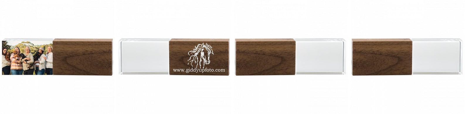 Crystal USB with Maple or Walnut Wood Lid The Photographer's Toolbox PD Custom Product 39.00 The Photographer's Toolbox