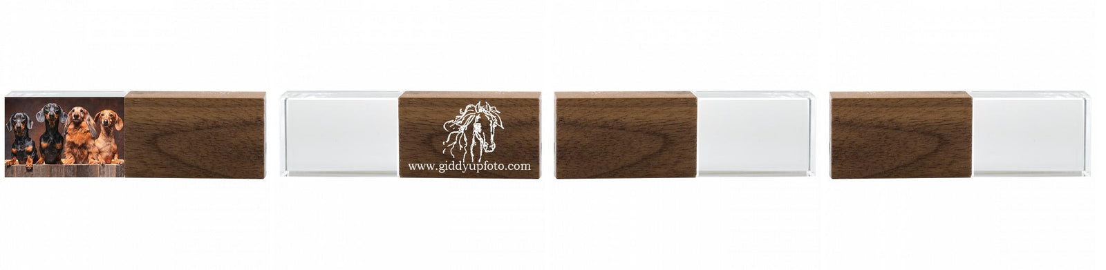 Crystal USB with Maple or Walnut Wood Lid The Photographer's Toolbox PD Custom Product 39.00 The Photographer's Toolbox