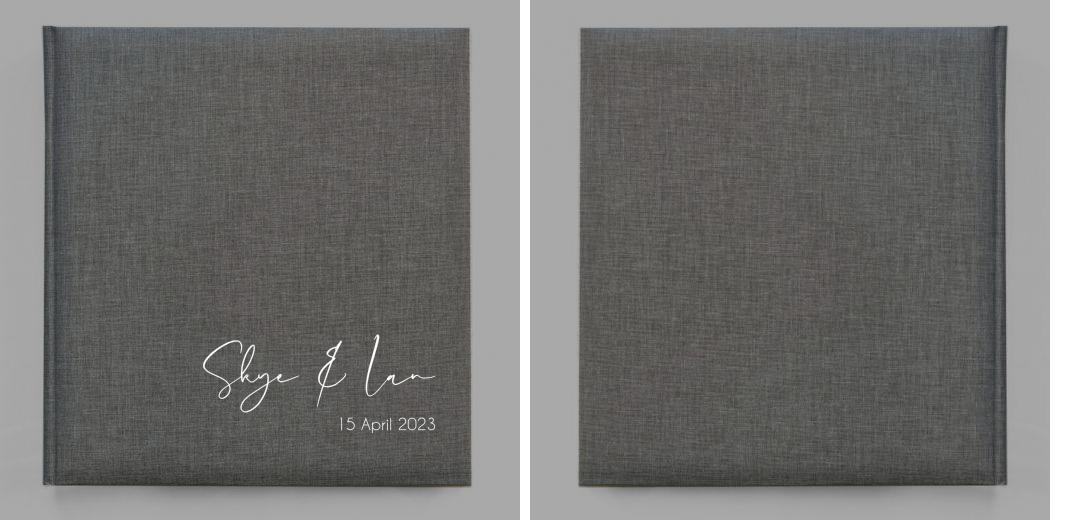 Dry Mount Photo Album - Grey Linen: 60 Sides The Photographer's Toolbox PD Custom Product 148.95 The Photographer's Toolbox