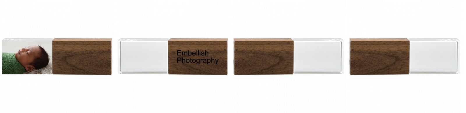 Crystal USB with Maple or Walnut Wood Lid The Photographer's Toolbox PD Custom Product 39.00 The Photographer's Toolbox