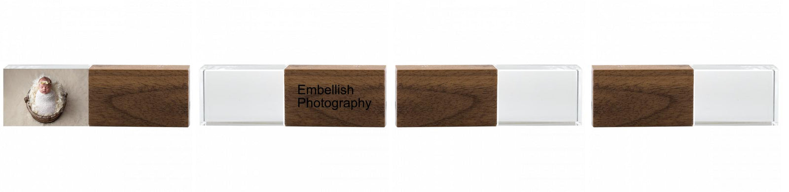 Crystal USB with Maple or Walnut Wood Lid The Photographer's Toolbox PD Custom Product 39.00 The Photographer's Toolbox