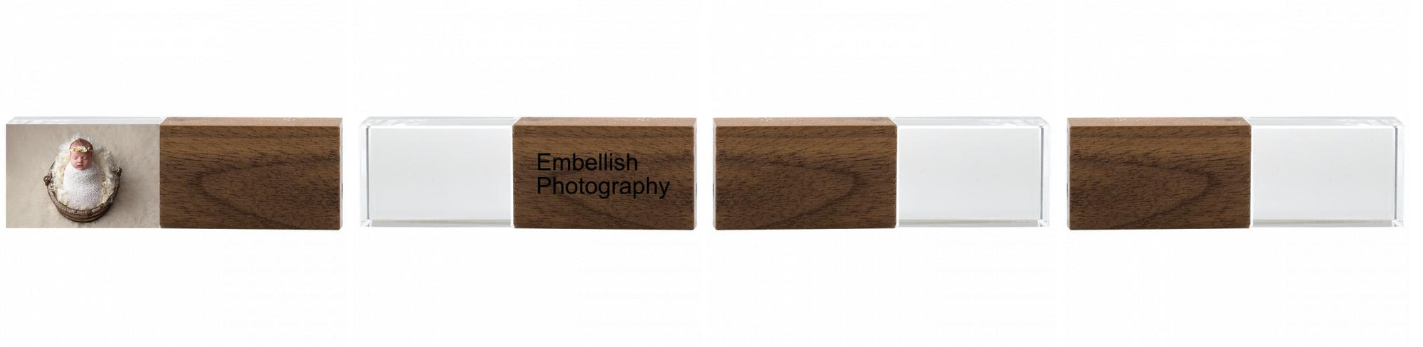 Crystal USB with Maple or Walnut Wood Lid The Photographer's Toolbox PD Custom Product 39.00 The Photographer's Toolbox
