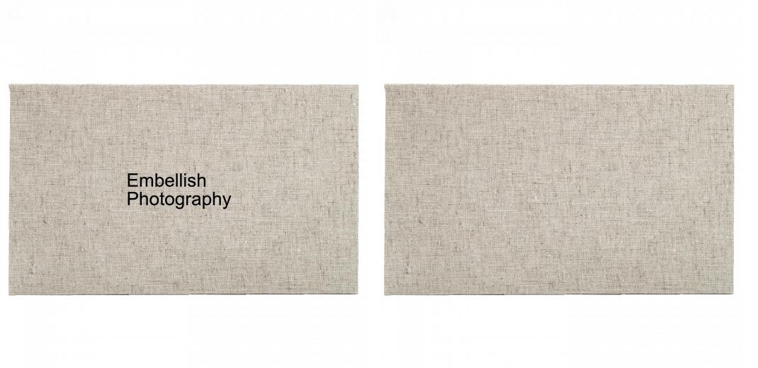 Fabric Print Box With 2 Areas - Can hold 6x4″ & 7x5″ photos. The Photographer's Toolbox PD Custom Product 74.00 The Photographer's Toolbox