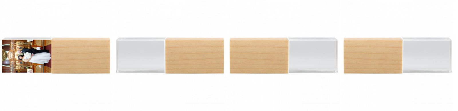 Crystal USB with Maple or Walnut Wood Lid The Photographer's Toolbox PD Custom Product 41.00 The Photographer's Toolbox