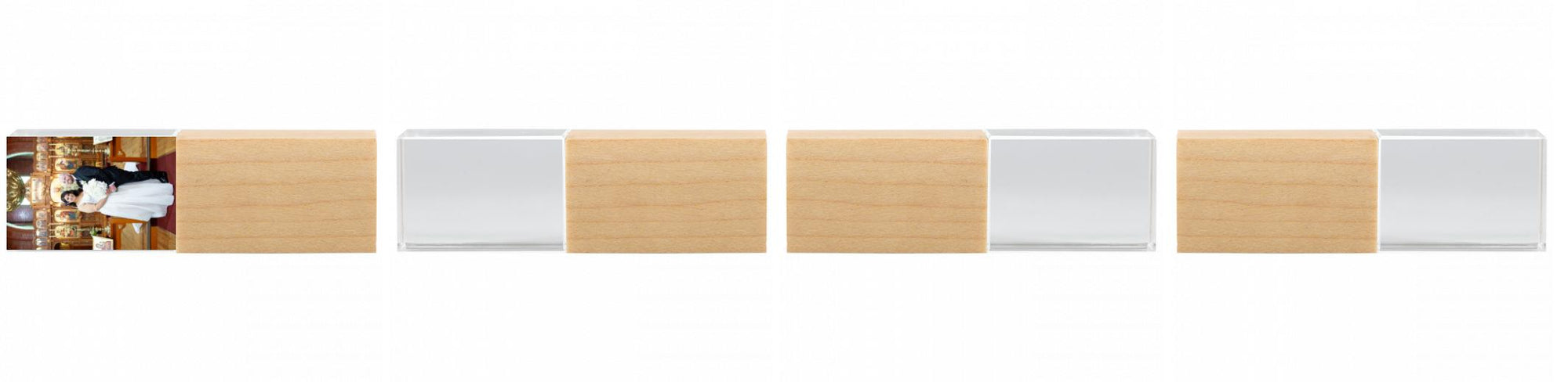 Crystal USB with Maple or Walnut Wood Lid The Photographer's Toolbox PD Custom Product 41.00 The Photographer's Toolbox