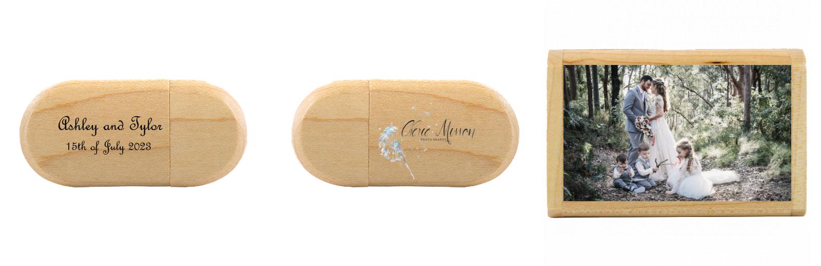 Oval USB with flip top box The Photographer's Toolbox PD Custom Product 49.00 The Photographer's Toolbox