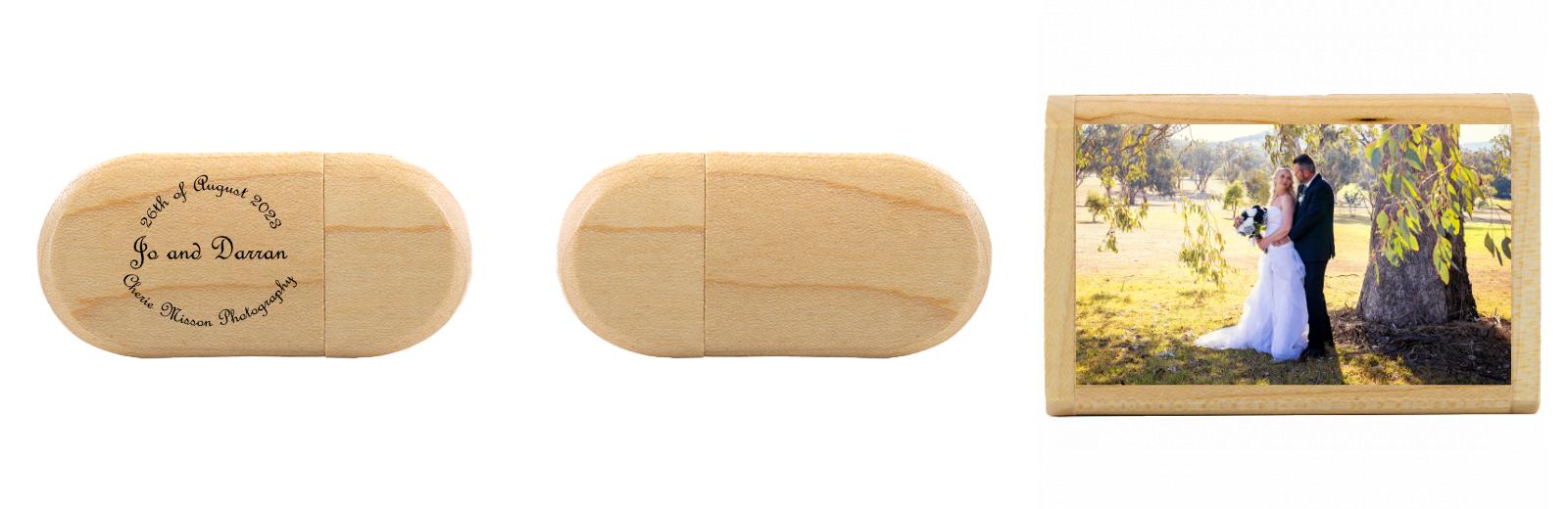 Oval USB with flip top box The Photographer's Toolbox PD Custom Product 68.00 The Photographer's Toolbox