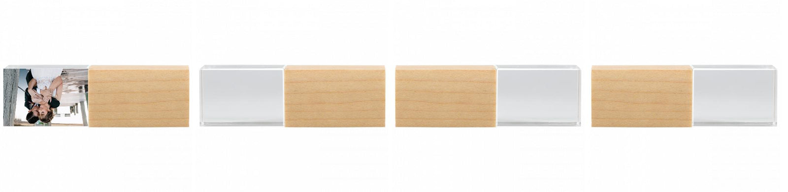 Crystal USB with Maple or Walnut Wood Lid The Photographer's Toolbox PD Custom Product 45.00 The Photographer's Toolbox