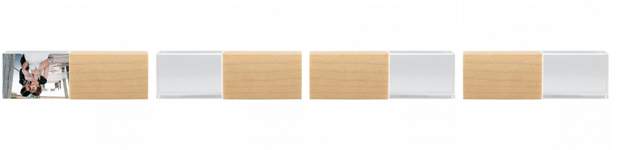 Crystal USB with Maple or Walnut Wood Lid The Photographer's Toolbox PD Custom Product 45.00 The Photographer's Toolbox