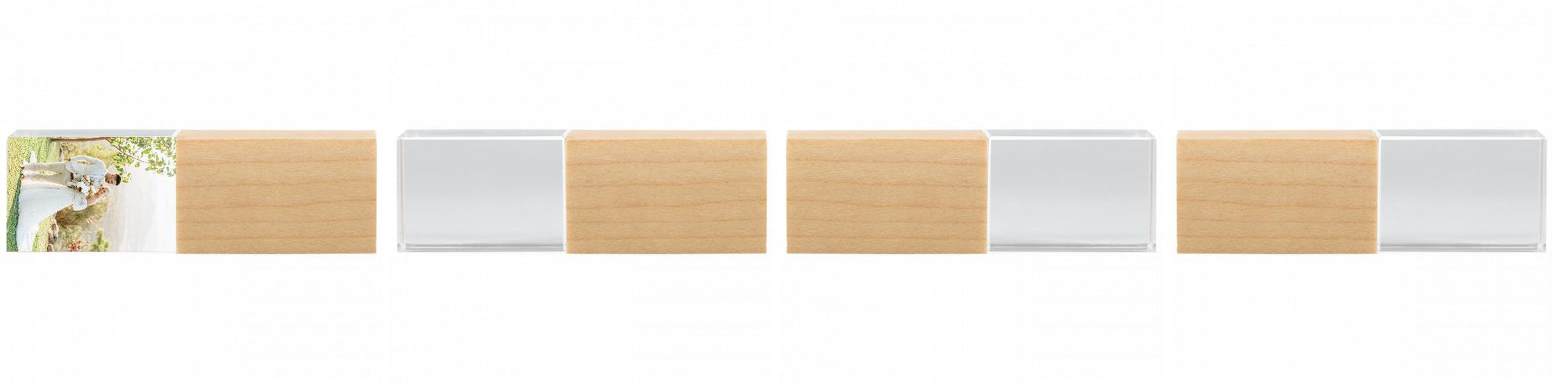Crystal USB with Maple or Walnut Wood Lid The Photographer's Toolbox PD Custom Product 45.00 The Photographer's Toolbox