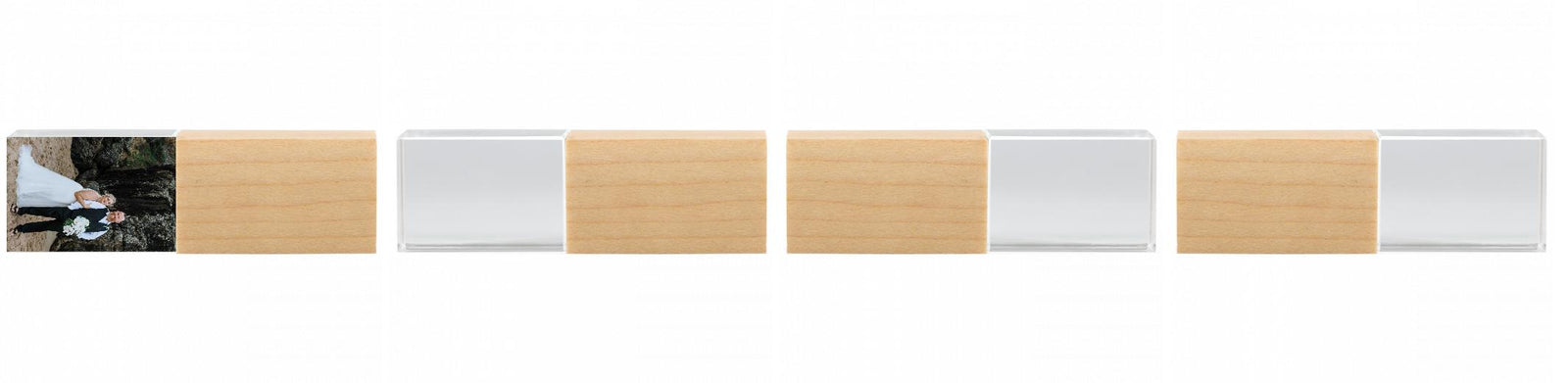 Crystal USB with Maple or Walnut Wood Lid The Photographer's Toolbox PD Custom Product 45.00 The Photographer's Toolbox