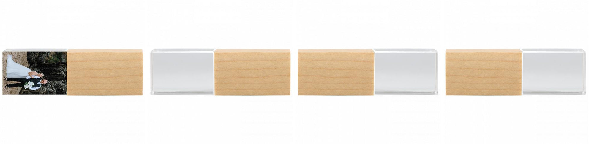 Crystal USB with Maple or Walnut Wood Lid The Photographer's Toolbox PD Custom Product 45.00 The Photographer's Toolbox
