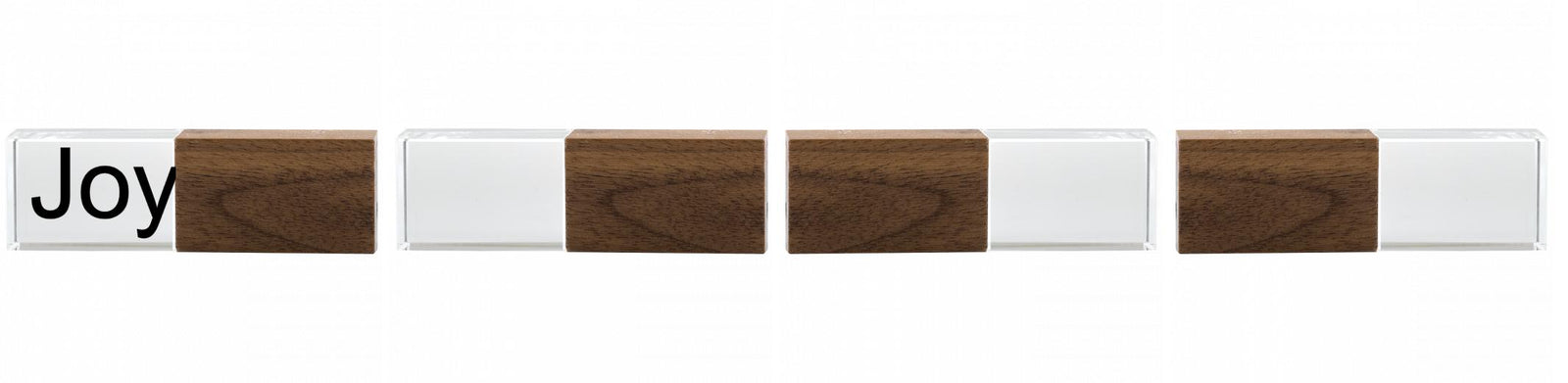 Crystal USB with Maple or Walnut Wood Lid The Photographer's Toolbox PD Custom Product  The Photographer's Toolbox