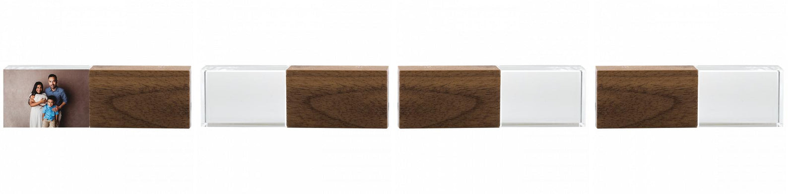 Crystal USB with Maple or Walnut Wood Lid The Photographer's Toolbox PD Custom Product  The Photographer's Toolbox