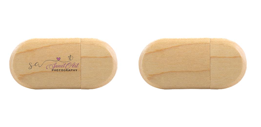 Oval USB Without Box The Photographer's Toolbox PD Custom Product  The Photographer's Toolbox