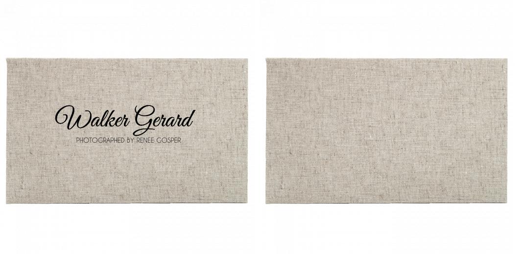 Fabric Print Box With 2 Areas - Can hold 6x4″ & 7x5″ photos. The Photographer's Toolbox PD Custom Product  The Photographer's Toolbox