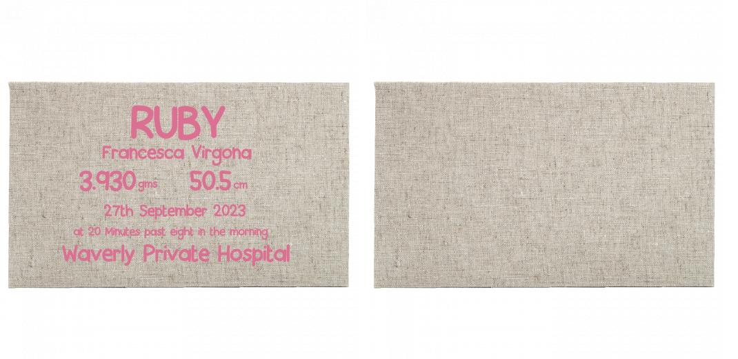 Fabric Print Box With 2 Areas - Can hold 6x4″ & 7x5″ photos. The Photographer's Toolbox PD Custom Product  The Photographer's Toolbox