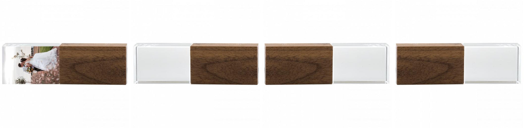Crystal USB with Maple or Walnut Wood Lid The Photographer's Toolbox PD Custom Product  The Photographer's Toolbox