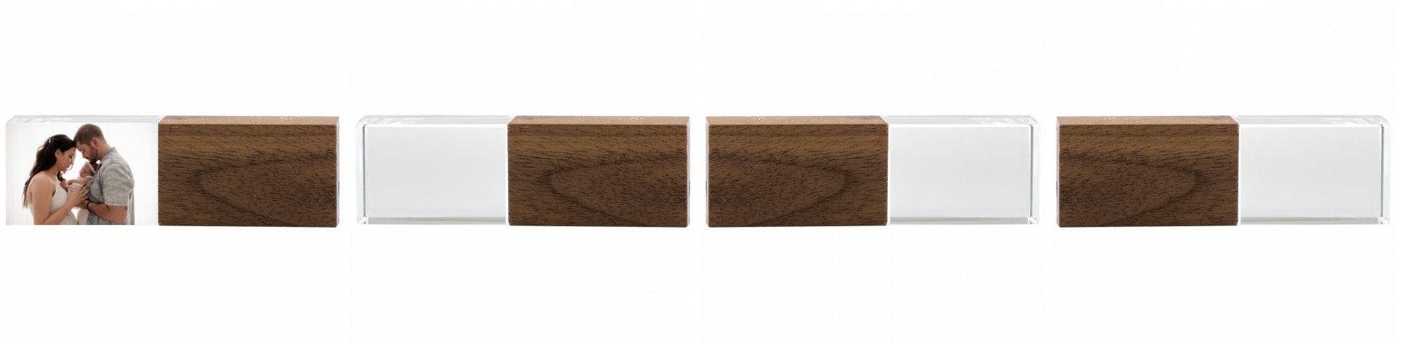 Crystal USB with Maple or Walnut Wood Lid The Photographer's Toolbox PD Custom Product  The Photographer's Toolbox