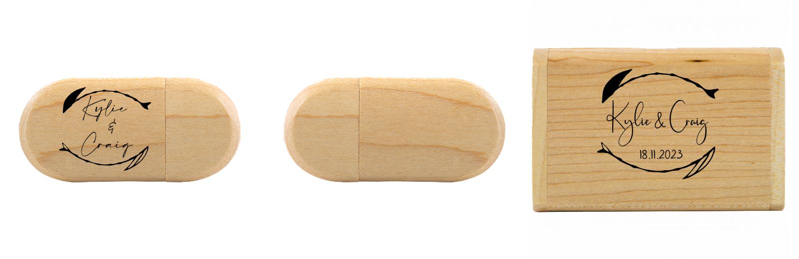 Oval USB with flip top box The Photographer's Toolbox PD Custom Product  The Photographer's Toolbox