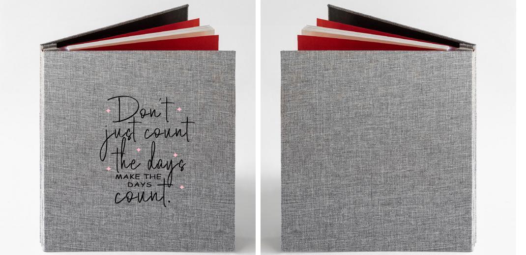 Photo Album: Self Adhesive -Fabric Cover The Photographer's Toolbox PD Custom Product  The Photographer's Toolbox