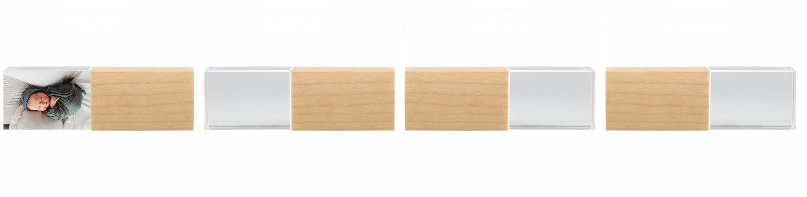 Crystal USB with Maple or Walnut Wood Lid The Photographer's Toolbox PD Custom Product  The Photographer's Toolbox