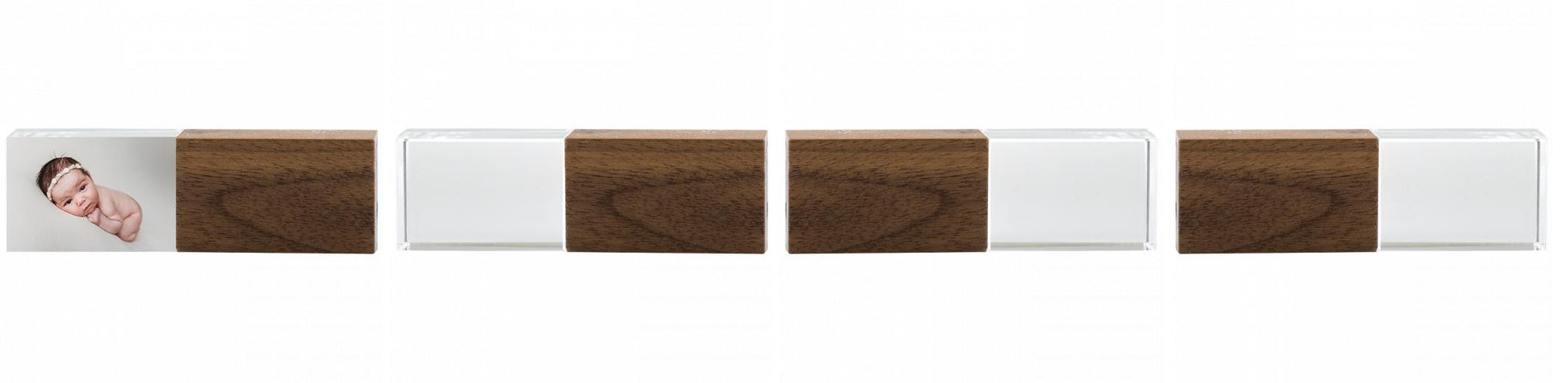 Crystal USB with Maple or Walnut Wood Lid The Photographer's Toolbox PD Custom Product  The Photographer's Toolbox