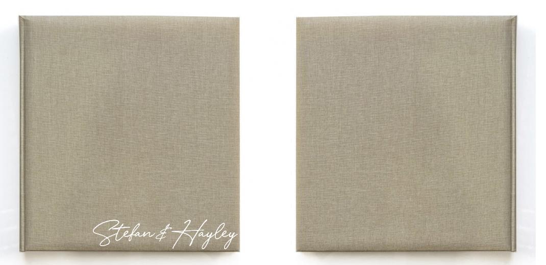 Dry Mount Photo Album - Tan Linen: 30 pages (60 Sides) The Photographer's Toolbox PD Custom Product  The Photographer's Toolbox