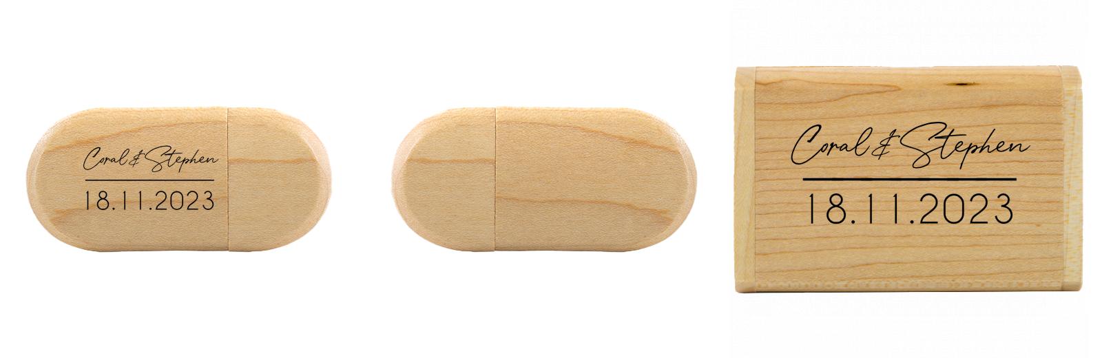 Oval USB with flip top box The Photographer's Toolbox PD Custom Product  The Photographer's Toolbox