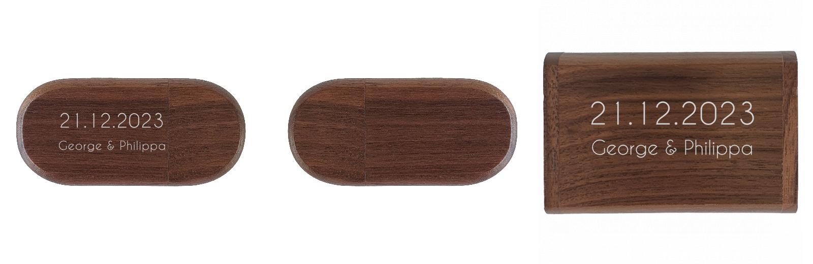 Oval USB with flip top box The Photographer's Toolbox PD Custom Product  The Photographer's Toolbox