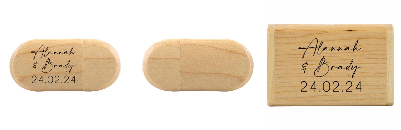 Oval USB with flip top box The Photographer's Toolbox PD Custom Product  The Photographer's Toolbox