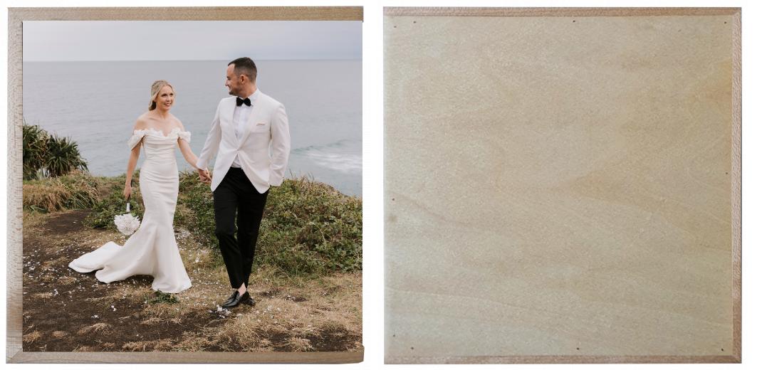 Wooden Box - Square 'Maple' (can hold up to 6x4″ photos) The Photographer's Toolbox PD Custom Product  The Photographer's Toolbox