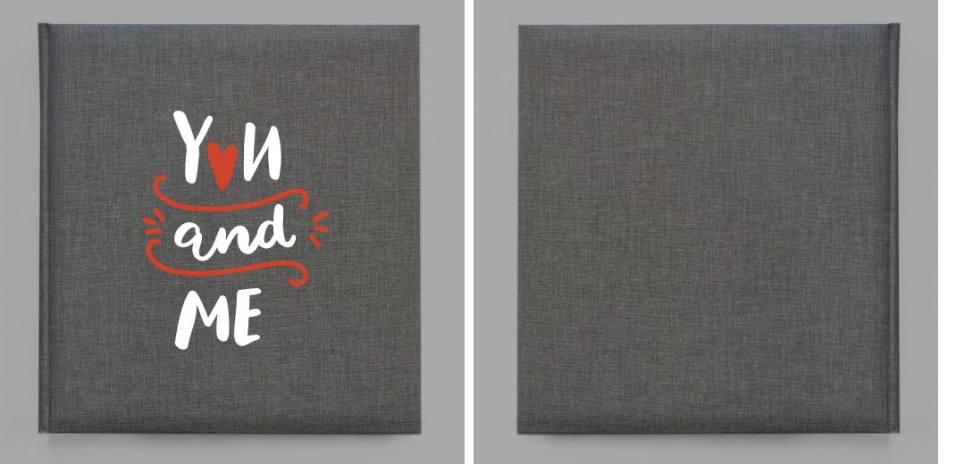 Dry Mount Photo Album - Grey Linen: 30 pages (60 Sides) The Photographer's Toolbox PD Custom Product  The Photographer's Toolbox