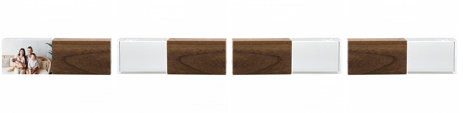Crystal USB with Maple or Walnut Wood Lid The Photographer's Toolbox PD Custom Product  The Photographer's Toolbox